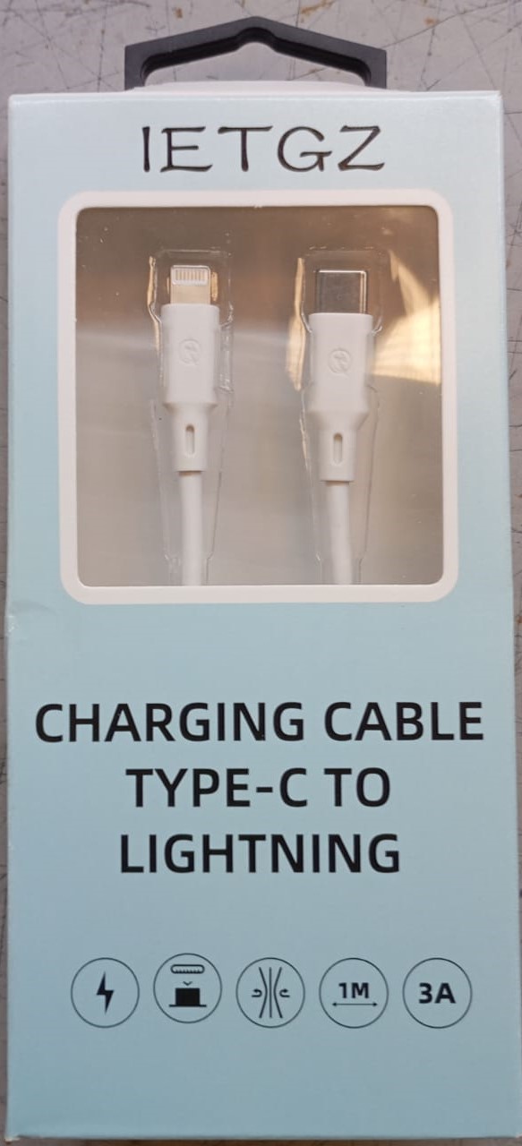 CABLE CARGADOR TYPE C - LIGHTNING BLANCO 1M  3A?v=6932c7b4e1379