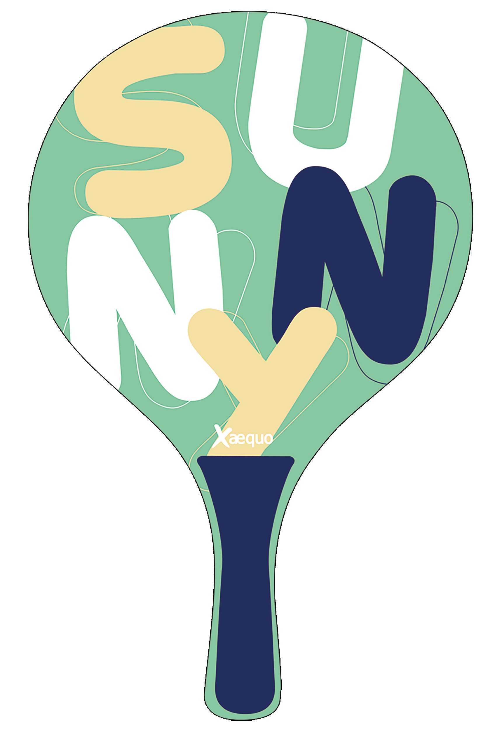 PELOTA DE PLAYA SUNNY CON MANGO EVA D.24CM 8MM?v=697c0b088364e