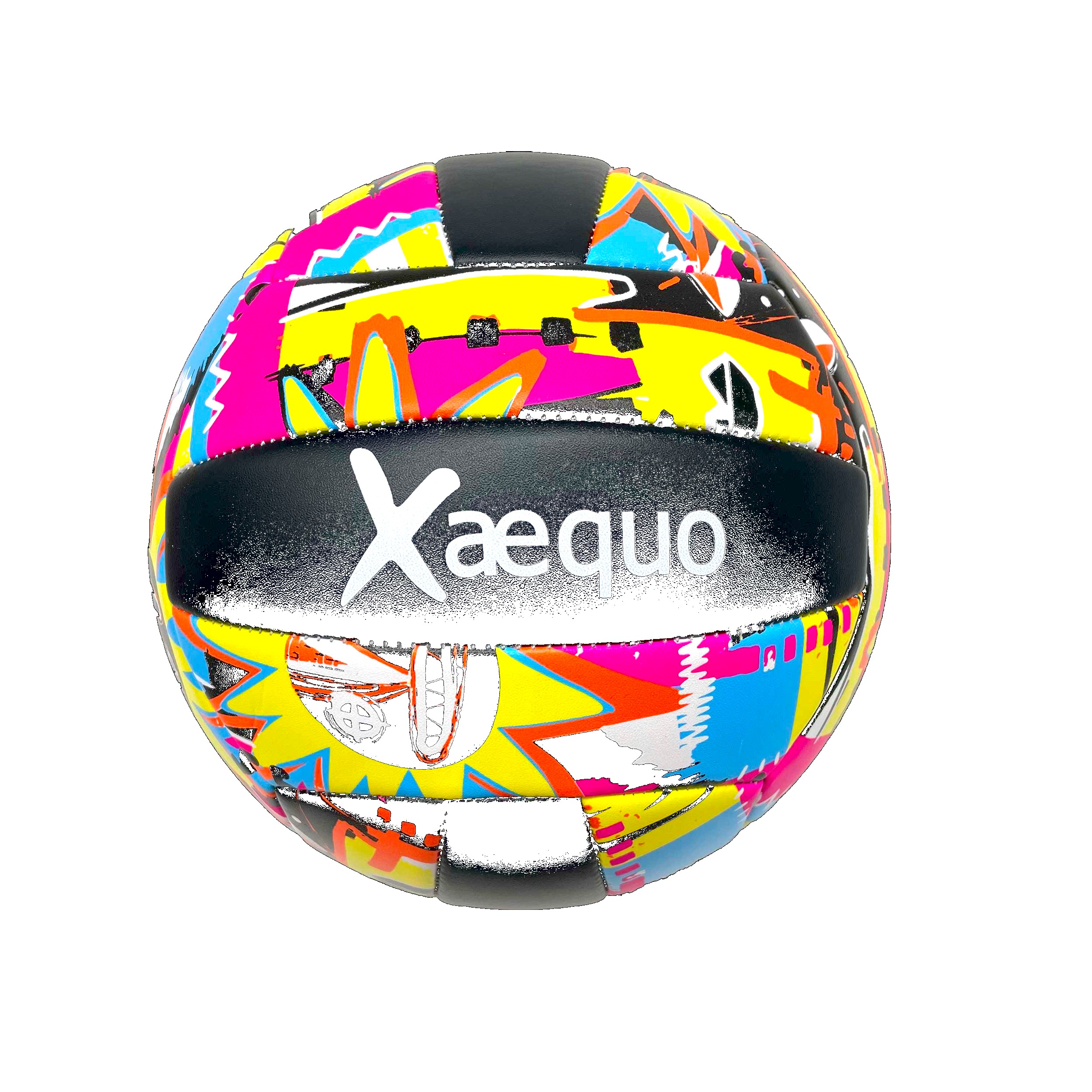 XAEQUO DE VOLEIBOL PLAYA ARTÍSTICO CON COSTURA NEG?v=697c0b07e3e56
