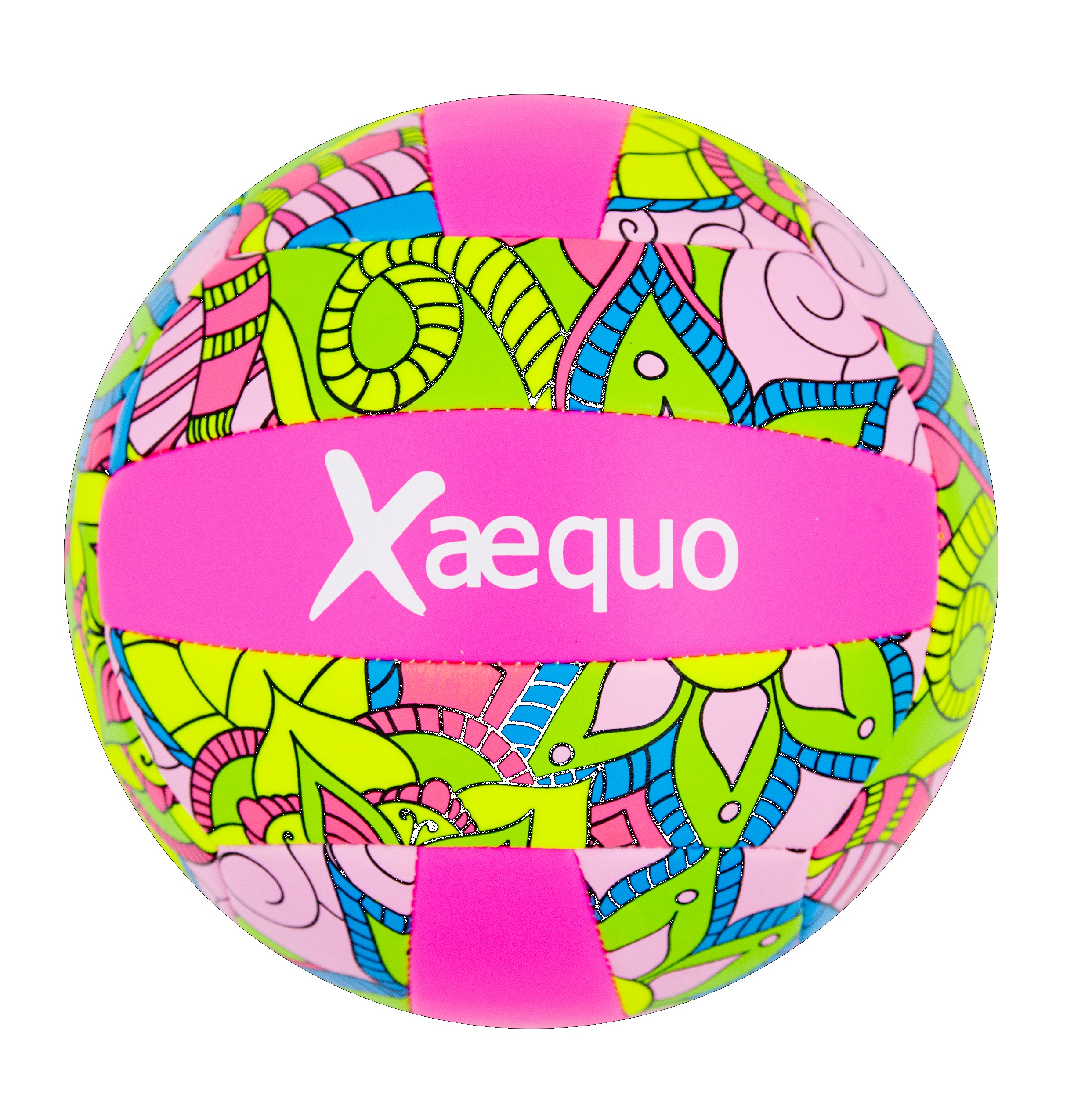 XAEQUO ARTÍSTICO DE VOLEIBOL PLAYA CON COSTURA ROS?v=697c0b0809494