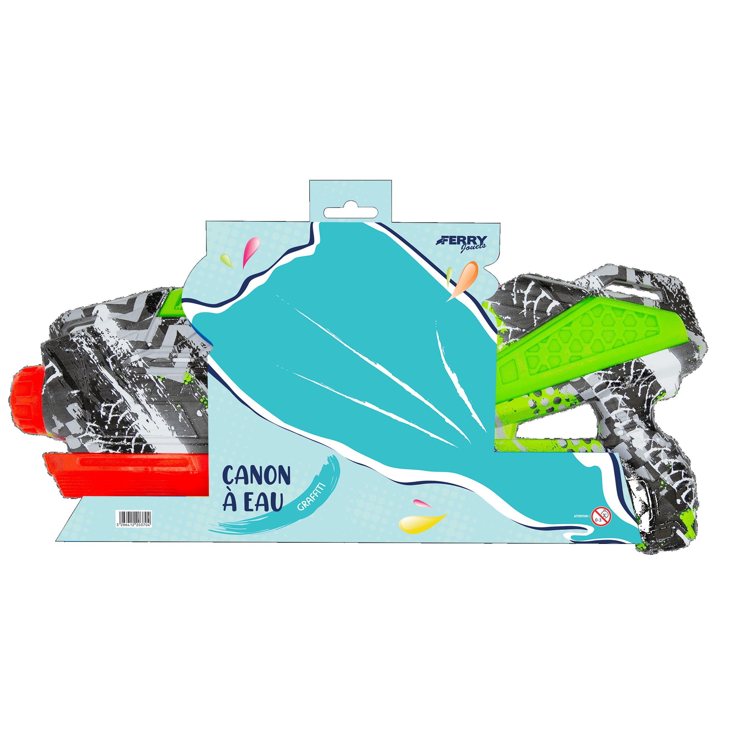 CAÑÓN DE AGUA A PRESIÓN GRAFFITI DE 40 CM?v=697c0b08126ec