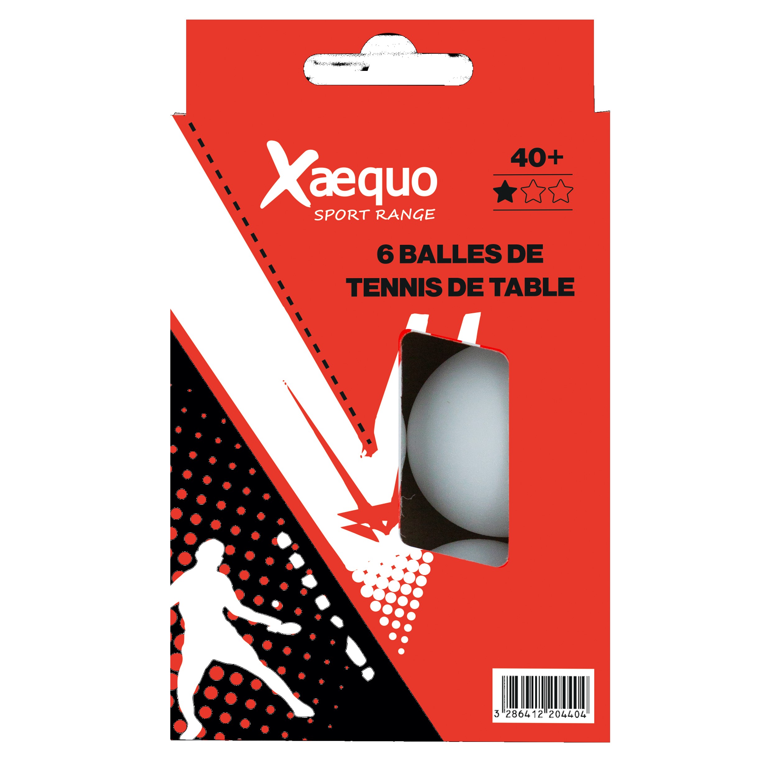 PELOTAS DE TENIS DE MESA 1 * 40+ XAEQUO?v=697c0b0a67e81