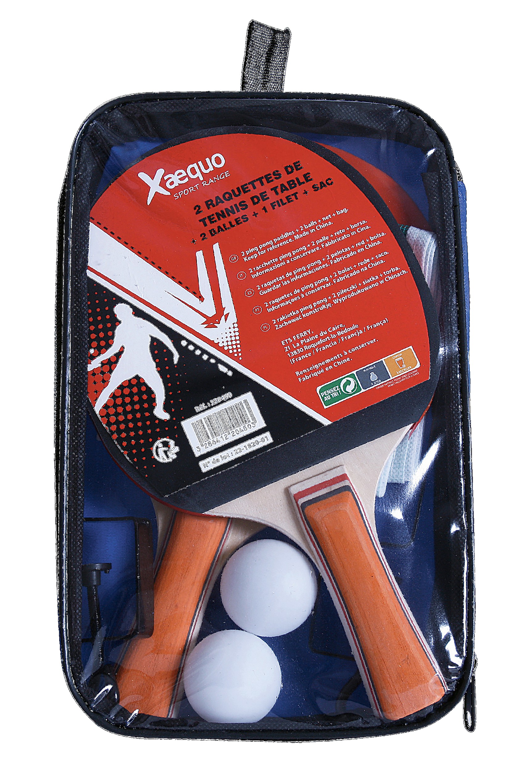 SET DE 2 RAQUETAS DE TENIS DE MESA XAEQUO?v=697c0b0a90208