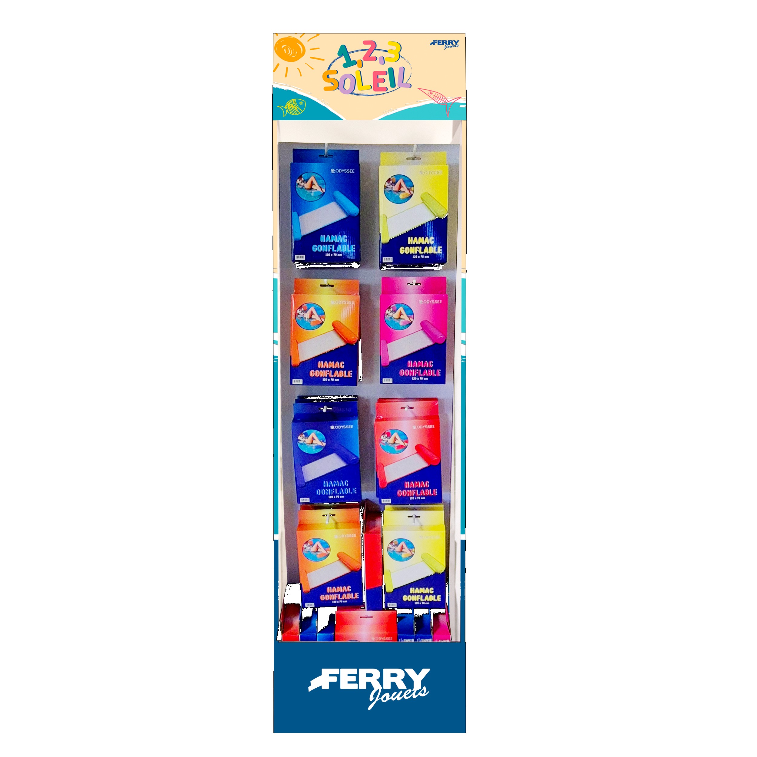 CAJA DE 36 HAMACAS INFLABLES ODYSSEY?v=697c0b06e3235