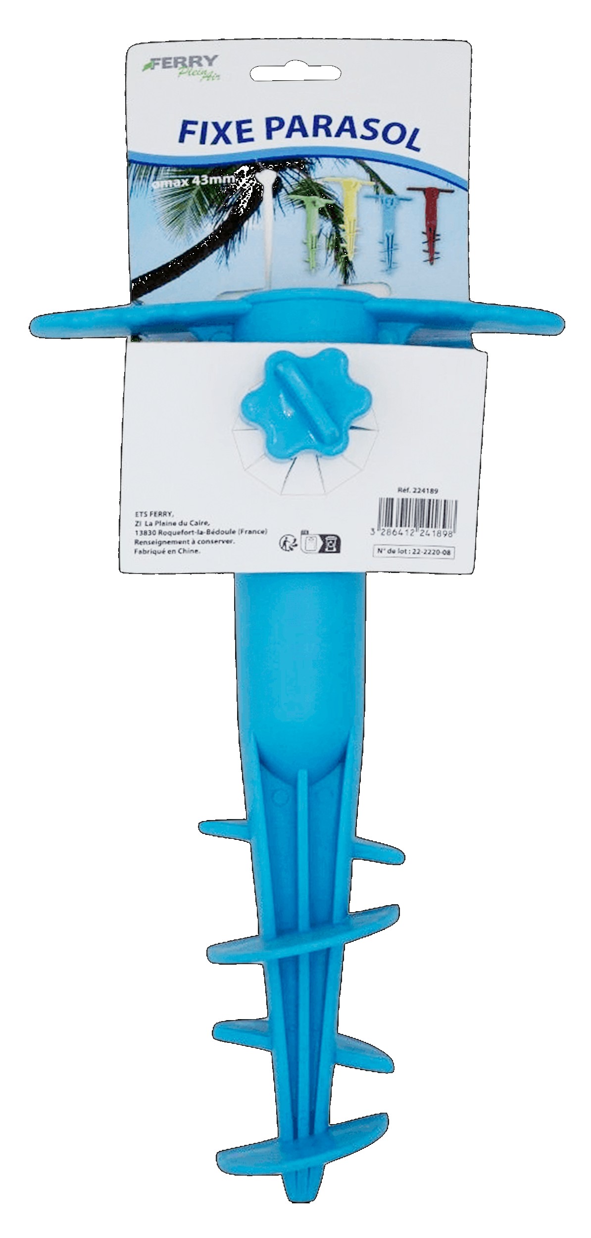 SOMBRILLA FIJA DE PLÁSTICO DE COLOR GM?v=697c29321bed8