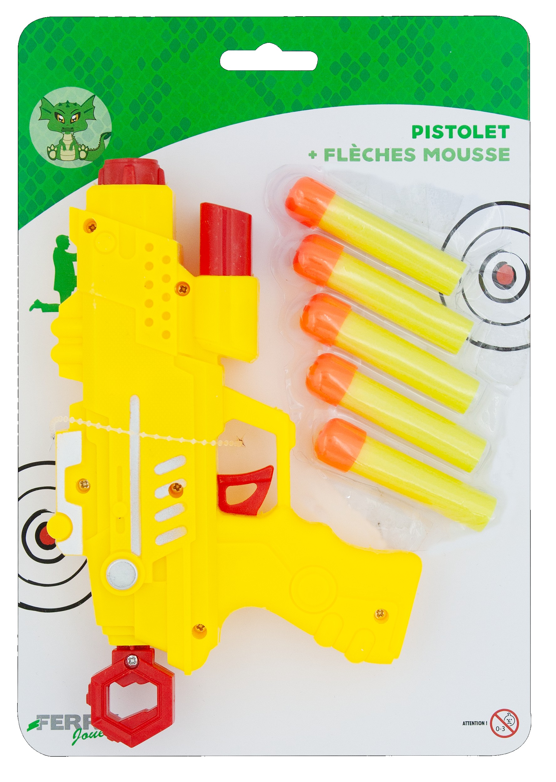 PISTOLA + FLECHAS DE ESPUMA?v=697c0b0795b8a