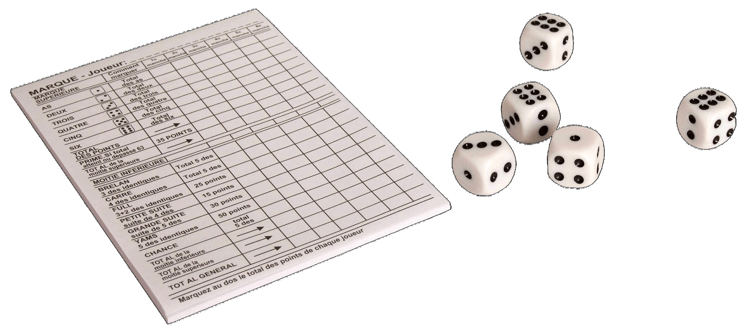 DADOS Y BLOQUE DE YAM 20 HOJAS?v=697c0b02b01da