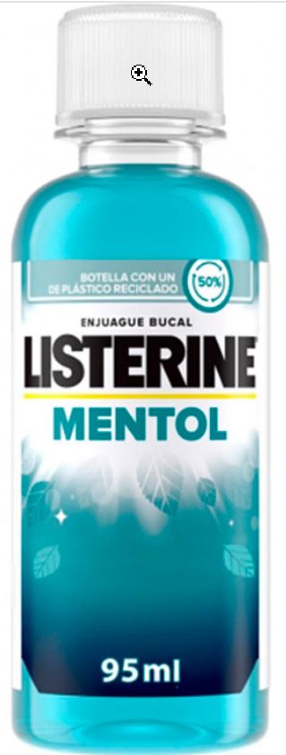 LISTERINE ENJUAGUE MINI 95ML MENTOL