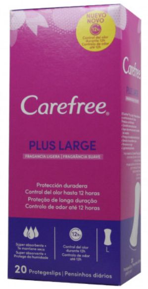 CAREFREE PROTEGE SLIP 20 U. MÁS LARGO