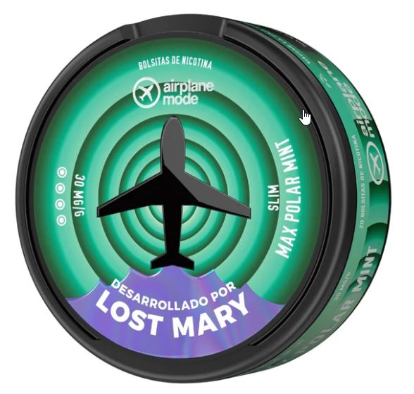 LOST MARY AIRPLANE NICOTINE POUCH MENTA POLAR 30 M?v=69ee6884c31bd