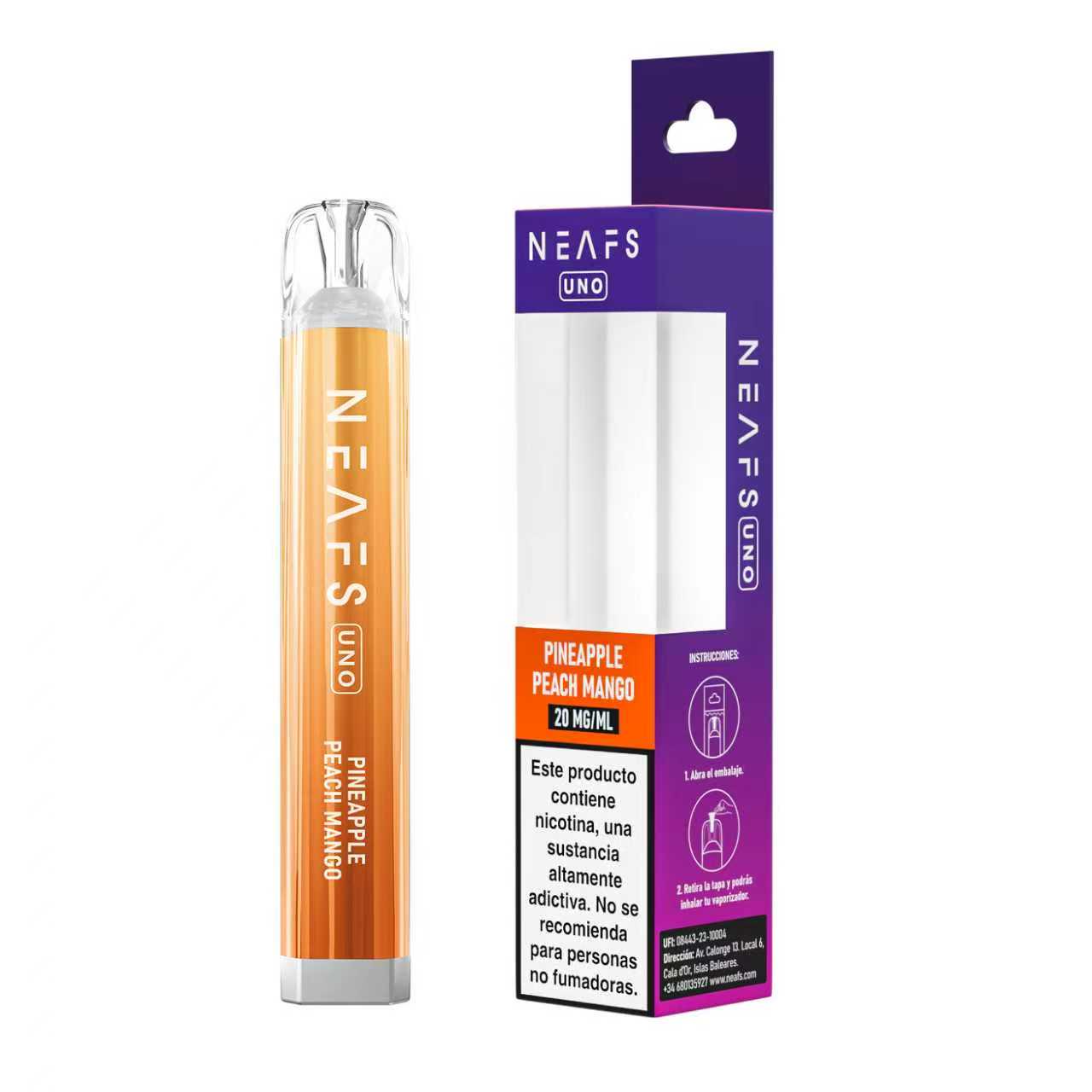 NEAFS UNO PIÑA MELOCOTÓN MANGO 20MG?v=69ee7a117b9d0