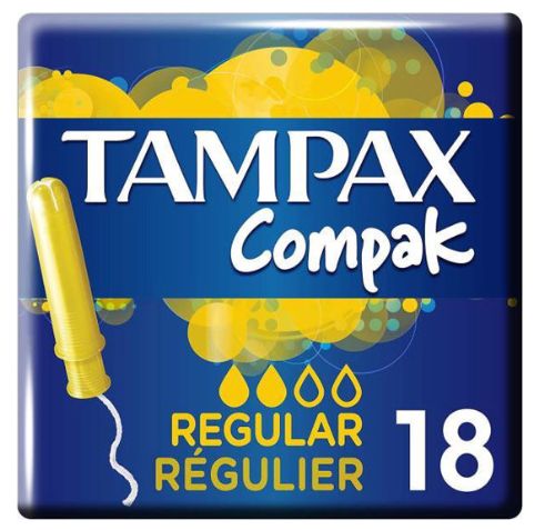 TAMPAX COMPAK REGULAR 18U