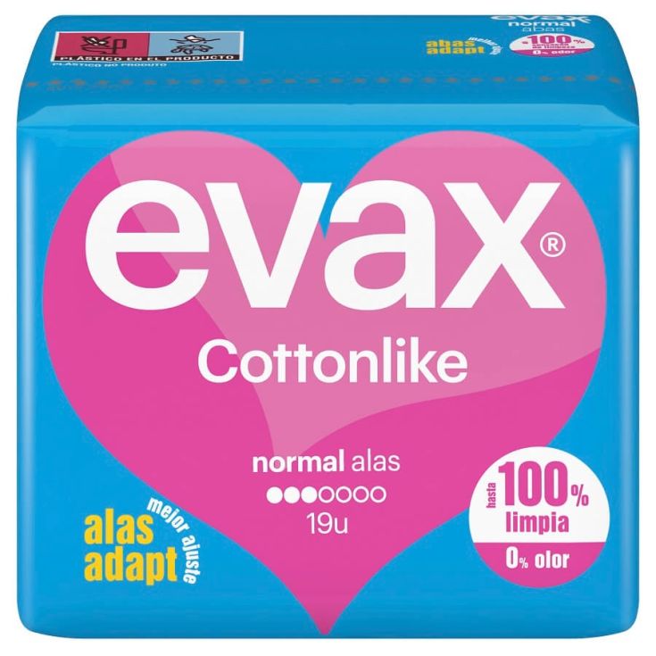 EVAX COMPRESA COTTONLIKE NORMAL ALAS 19 U?v=6aa283b0069bf