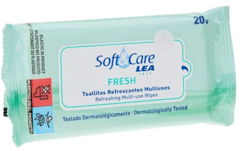 LEA SOFT&CARE TOALLITA  20 U