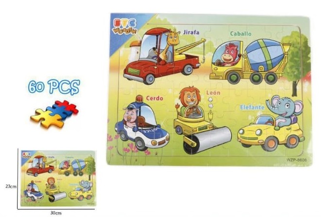 PUZZLE MADERA VEHICULOS 60 PCS?v=69b5ba1588d1c