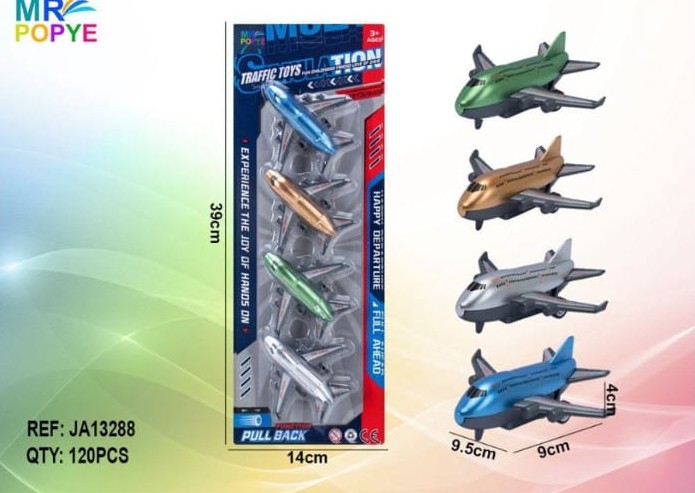 PULL-BACK RACERS AVION 4 PCS.?v=69b0e16abe134