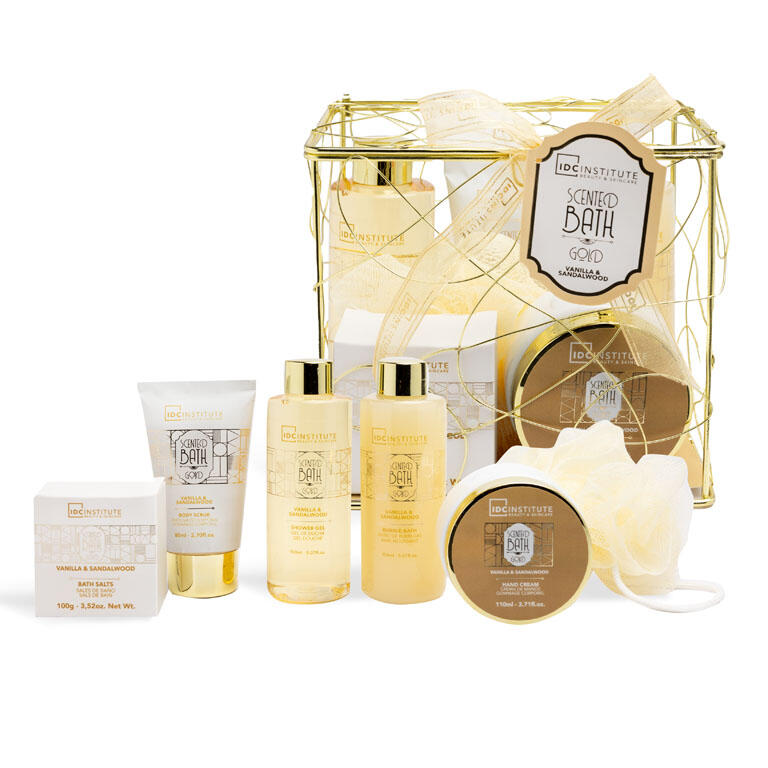 IDC INSTITUTE SCENTED BATH GOLD PERFECT GIFT SET?v=69b325e95bffd